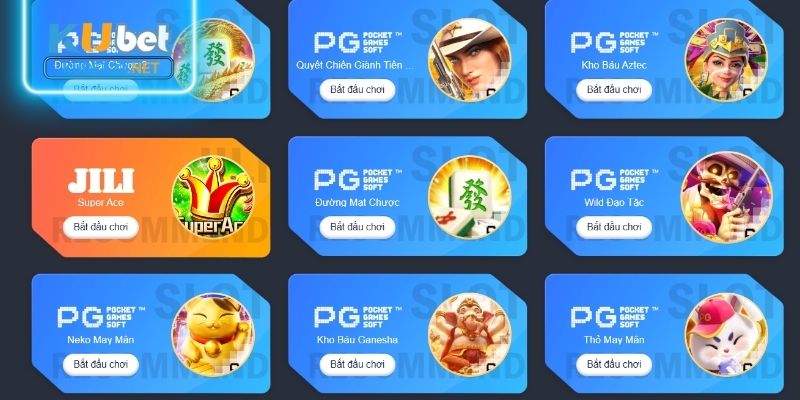 Tổng hợp các sảnh game nổ hũ tại KUBET hàng đầu